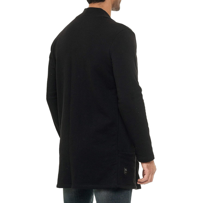 Кардиган чоловічий Redbridge, куртка-світшот, сако, довгий крій (XXL, чорний)