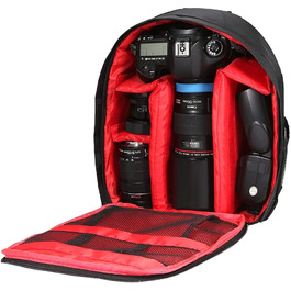 Багатофункціональна водонепроникна сумка для камери: цифрові та DSLR камери (червона)