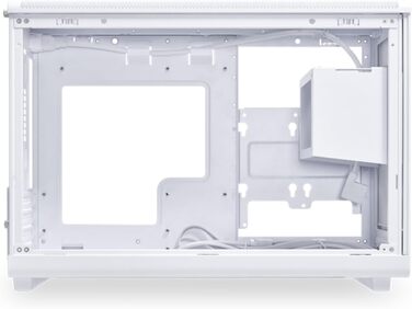 Корпус Lian Li DAN Cases A3-mATX Wood Edition для ПК, Micro-ATX, з темперованим склом, горіхове дерево, чорний (Weiß/Flyaway Orchidee, Mesh)