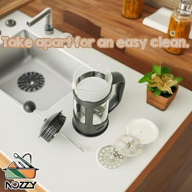 Французький прес Nozzy, 350 мл - кавомашина для приготування кави