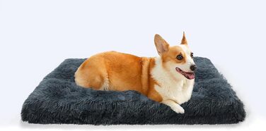 Крісло-лежанка для собак MDDK, 75x50x8 см, сірий, м'яке, миється