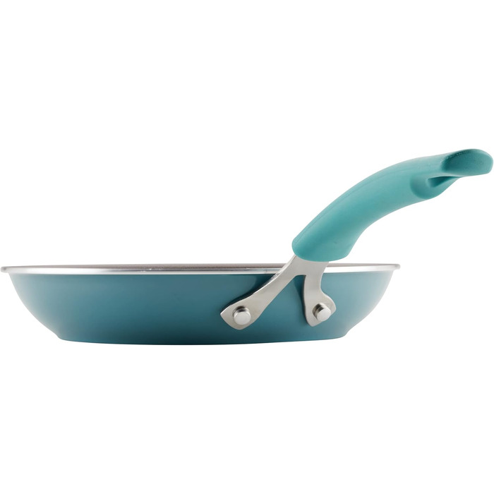 Набір кухонного посуду Rachael Ray Cook + Create, 10 предметів, антипригарне покриття, Agavenblau (блакитний)
