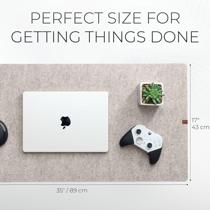 Підкладка на стіл повстяна Steinhafer – захист від подряпин, офісна, для дому