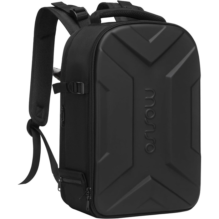 MOSISO Рюкзак для фотокамери, водонепроникний, з кріпленням для штатива, для Canon/Nikon/Sony, 15-16 дюймів, Чорний