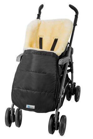 Зимовий конверт-муфта Altabebe Nordkap з овечої шерсті для дитячого візка, 12-36 місяців, бежевий