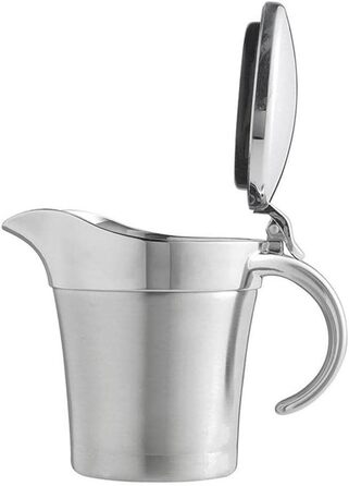 HomeDecTime 2 x Double-Walled Sauce Bowls Stainless Steel Thermal Sauce Pot
