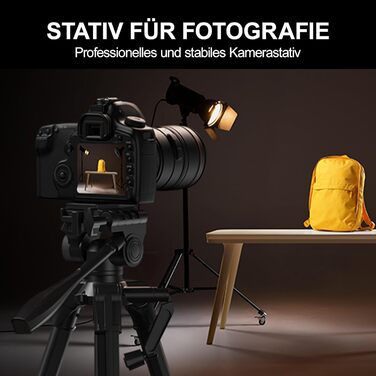 Штатив для камери RALENO Stabile, 152 см, з сумкою. Легкий та міцний штатив для професійних фотографів та відеозйомки з тримачем для телефону iPhone. Модель TP-40