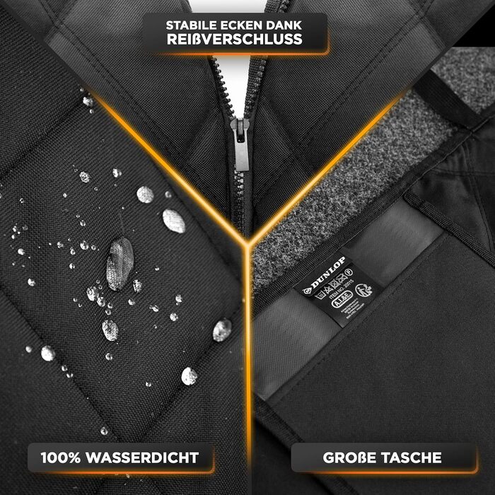 Захист для багажника Dunlop: килимок від ковзання та води для собак - зручна установка, захист краю багажника, килимок для собак, підстилка для собак, захист багажника