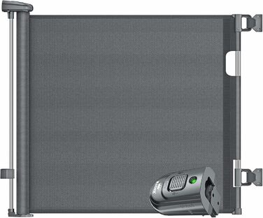 Захист для сходів KIDIZ®: розтяжний захист для дітей та домашніх тварин, 0-180 см, антрацит