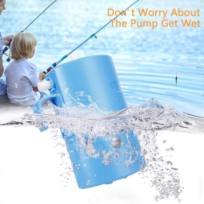 Portable Outdoor Shower, 2 Flow Modes, IPX7 Waterproof, with LED Light, 4400mAh Battery, USB Charging, Electric Shower Pump, Suitable for Hiking/Backpacking, Travel, Beach, Pets, Flowers