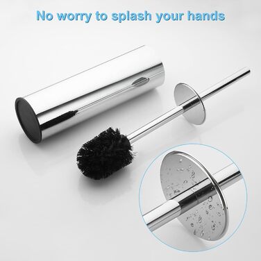 BGL 304 Stainless Steel Toilet Brush Holder (Chrome Finish)