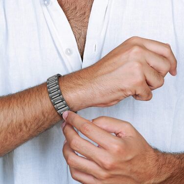 Браслет магнітний чоловічий JEROOT з титану, енергетичний, для чоловіків