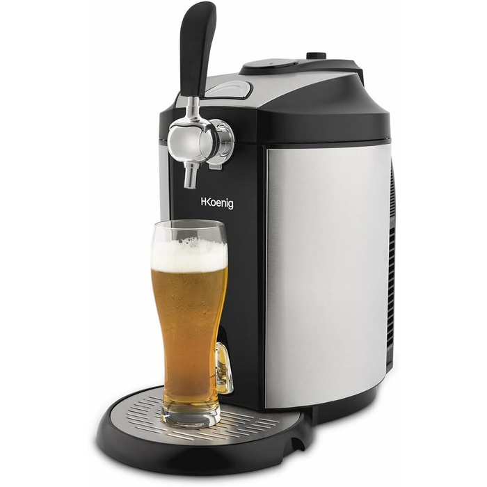 Система розливів пива H.Koenig для кегів 5л з інтегрованим охолодженням, регулюванням температури 2-12°C, 65W, BW1890