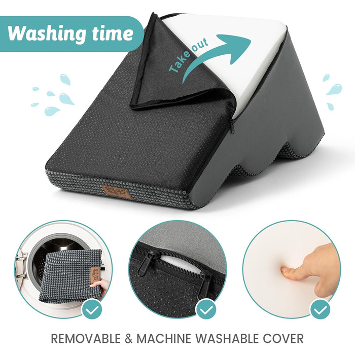 Сходинки для собак маленьких порід 57 см, 5 сходинок, з антиковзким покриттям, сірого кольору (40x84x57 см)