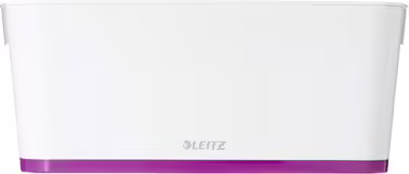 Leitz MyBox Велика біла коробка для зберігання з кришкою, непрозора, пластикова