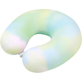 Подушка для подорожей I-TOTAL® з м'якою підтримкою шиї (Rainbow Dream)