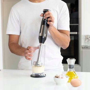 Ручний блендер Black+Decker BXHBA1500E, 1500 Вт, чорний