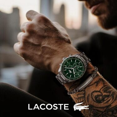 Браслет Lacoste ADVENTURER чоловічий з гравіюванням, нержавіюча сталь - 2040091