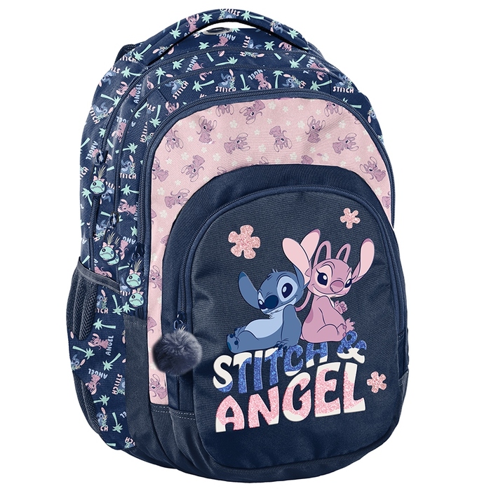 Шкільний багатокамерний рюкзак Paso Lilo & Stitch, багатоколірний, 19 л