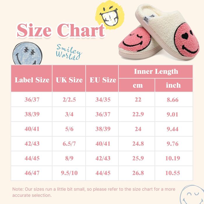 Жіночі домашні тапочки Smilley, чоловічі тапочки з плюшем, Memory Foam, теплі зимові тапочки для дому, рожеві, 36/37 EU