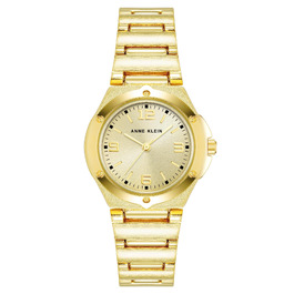 Жіночий наручний годинник-браслет Anne Klein золотистого кольору