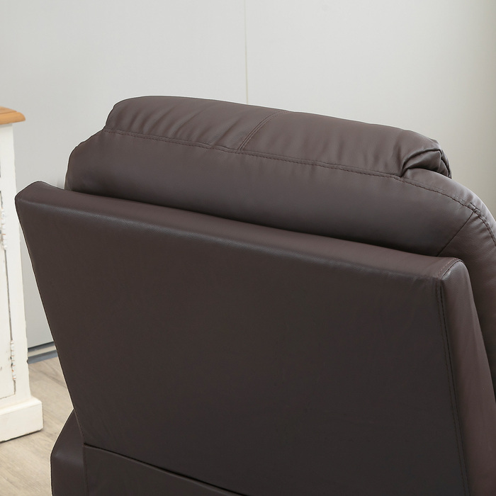 HOMCOM Electric TV Lift Chair with Assistance, 330 lbs, Brown