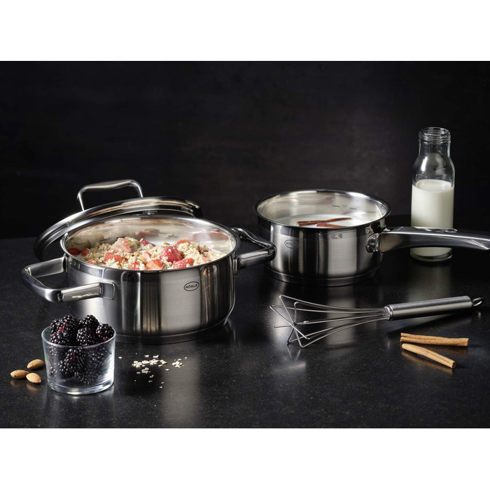 Міксер кухонний RÖSLE Gourmetbesen, нержавіюча сталь 18/10, 27 см, сріблястий