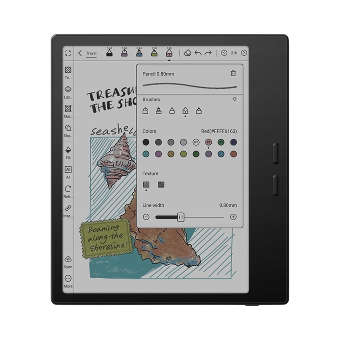 Електронна книга Onyx Boox Go Color 7 (II покоління) Kaleido 3, 64 ГБ, 7 дюймів, чорний