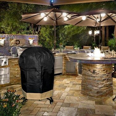 Чохол для гриля Kamado Onlyfire, сумісний з Big Green Egg Large, Kamado Joe Classic, Stand Alone, Grill Dome Large, Pit Boss K22, Louisiana K22