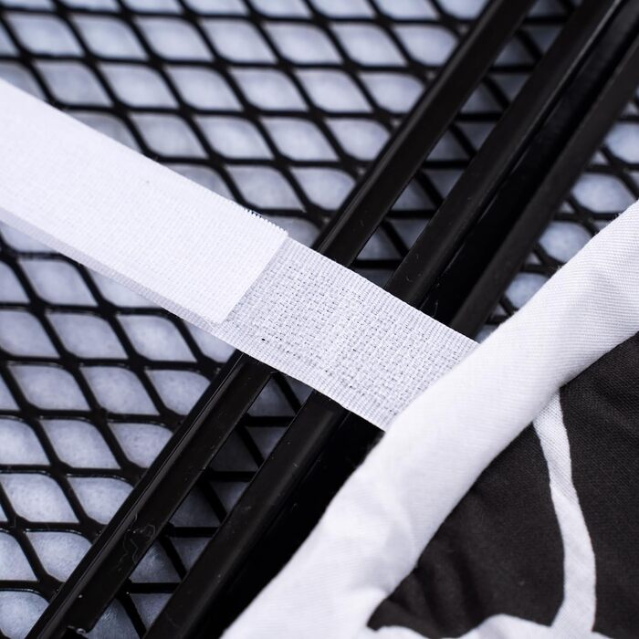 Чохол для прасувальної дошки Umiin, 115x35 см, еластичний, з бавовняним шаром та 6 мм повстяною підкладкою (Чорний & Білий)