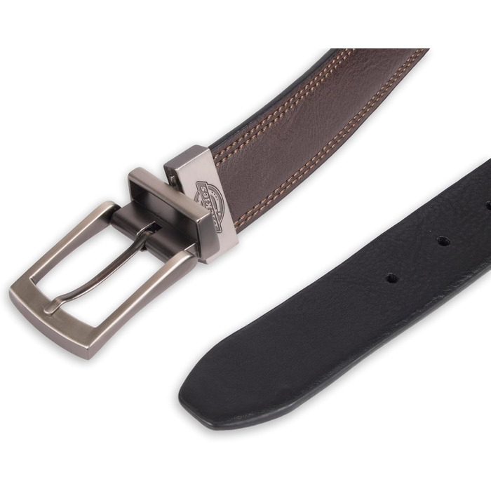 Чоловічий перекидний ремінь Dickies (34-36, Коричневий/Чорний)