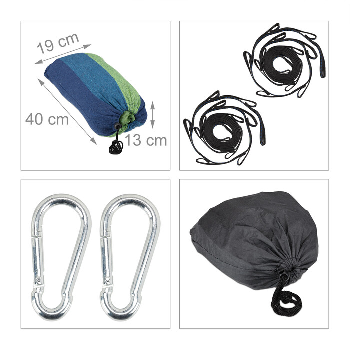 Гамак Relaxdays XXL до 300 кг