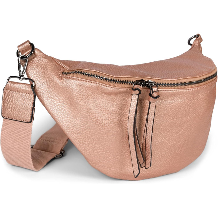 Сумка жіноча styleBREAKER на плече Rosegold велика, кросбоді, 37x17 см