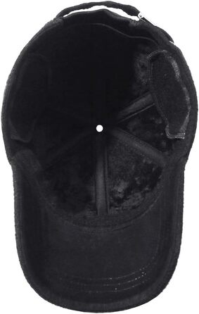 Кепка бейсболка чоловіча YAMEE зимова з відкидним навушником, тепла шапка-кепка на осінь/зиму, універсальний розмір (2245/Сірий)