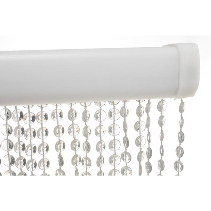 Дверна штора HAB & GUT Mini-DIAMANTEN, прозора, 90x200 см, щільна, антимоскітна, перлинно-паєткова