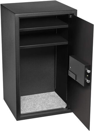 Домашній сейф HomeSafe HV24E з електронним замком, 20x44x38 см (ВxШxГ) - для грошей, ювелірних виробів, документів, ноутбука