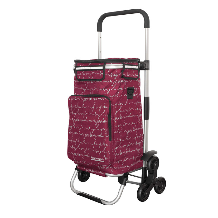 Складаний візок для покупок Rubberneck з холодильником та регульованою ручкою, червоний