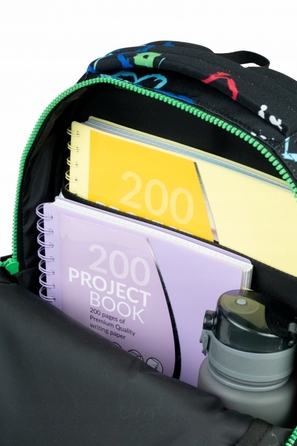 Багатовідсіковий шкільний рюкзак CoolPack (чорний, фіолетовий, синій, рожевий)