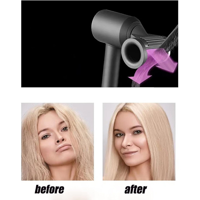 Diffuser nozzle for Dyson Airwrap, Gentle Air Attachment Diffuser Styling Concentrator Smoothing Nozzle Accessory for Dyson Supersonic Hair Dryer 2 Modes for Smooth and Fluffy Styling (1 Nozzle)
