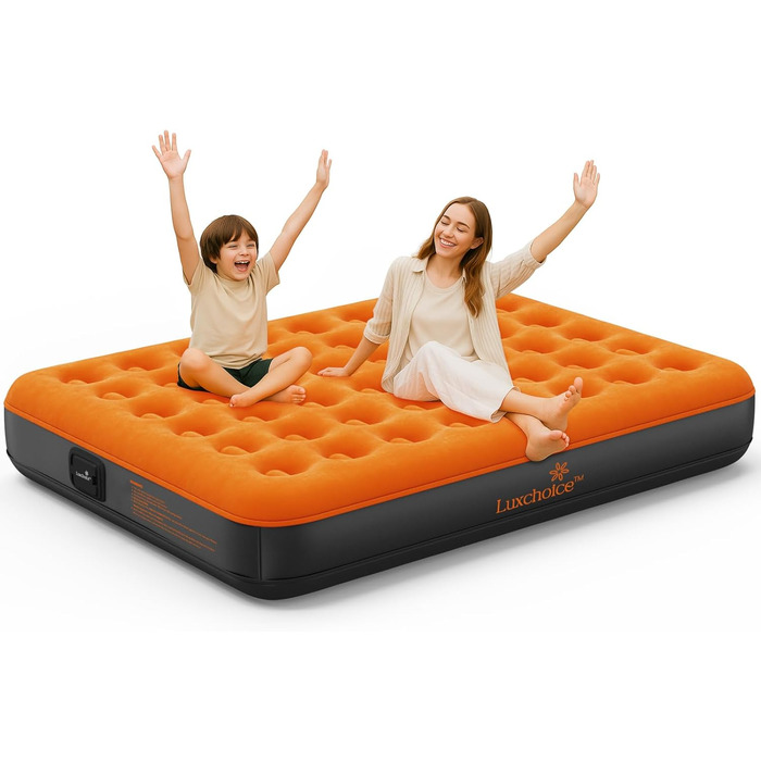 Надувний матрац самонадувний 190x99x22 см, 150 кг, для кемпінгу, подорожей, гостей (подвійний)