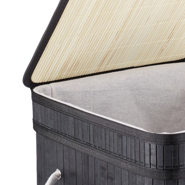 Relaxdays Foldable Laundry Basket Bamboo