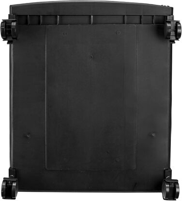 Металевий офісний шафа Storex з 1 шухлядою, замком і ключем, 37x32x46 см, чорний/темно-сірий
