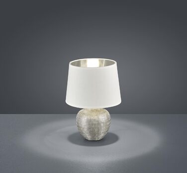 Настільна лампа Reality Leuchten Luxor, кераміка, золото, E14, 18x18x26 см (2 шт.)