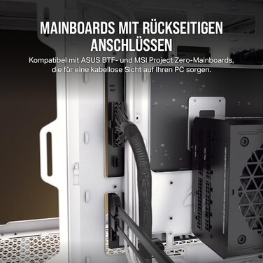 Корпус для ПК CORSAIR 2500D Airflow mATX: Чорний, 2-камерний, для водяного охолодження, сумісний з материнськими платами з реверсивним підключенням