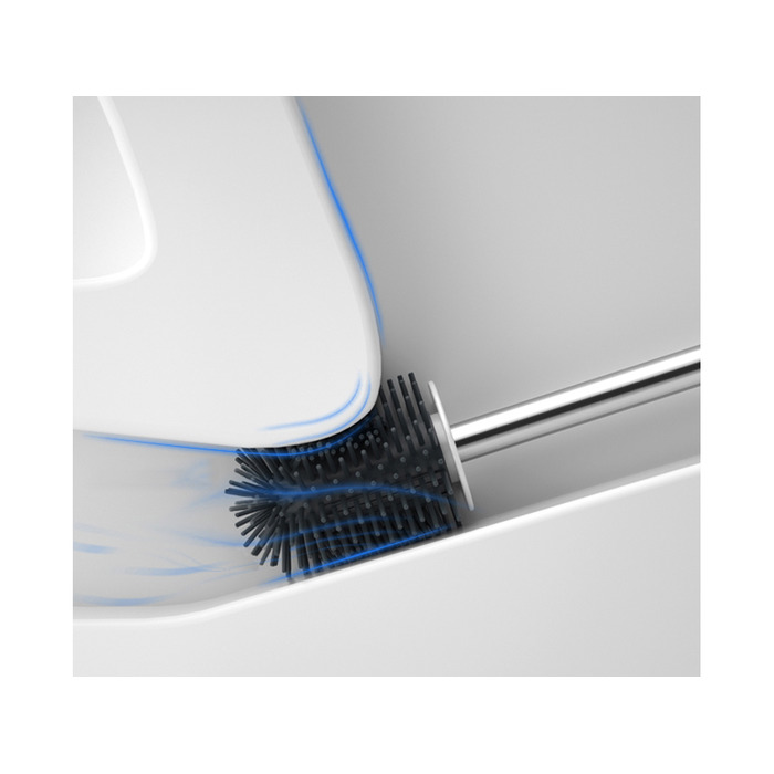 Силіконова унітазна щітка для ванної кімнати та туалету