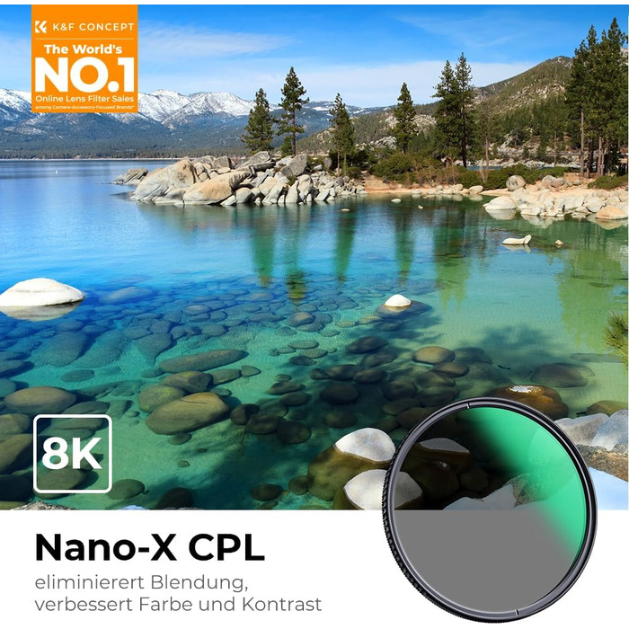 Поляризаційний фільтр K&F Concept Nano X-Serie 40.5mm CPL - MRC покриття, 28 шарів