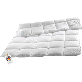 PROCAVE Micro-Comfort всесезонна ковдра 200x220 см, мікрофібра, стьобана, легка, м'яка, для ліжка, комфортна, Soft Touch
