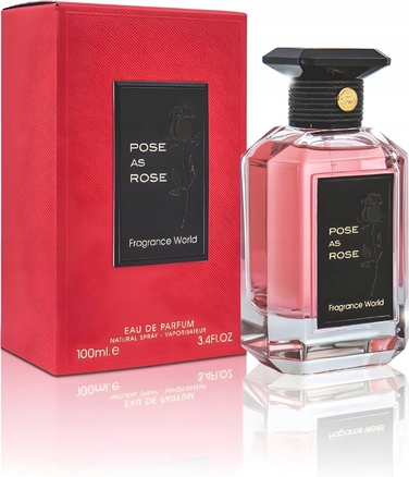 Оригінальний парфум Fragrance World Pose As Rose, 100 мл, EDP + пробник у подарунок!!!