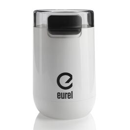 Електрична кавомолка EUREL KMA з нержавіючою сталею, змінний помел, 45г, білий колір