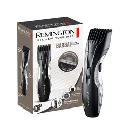Триммер для бороди Remington MB320C Schwarz: професійний набір з керамічними лезами (0.4-18 мм), 9 налаштувань довжини, акумулятор/мережа, LED-індикатор